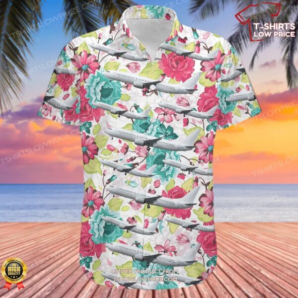 Boeing 737-8H6 City Airways Hawaiian Shirt Boeing 737-8H6 City Airways Hawaiian Shirt