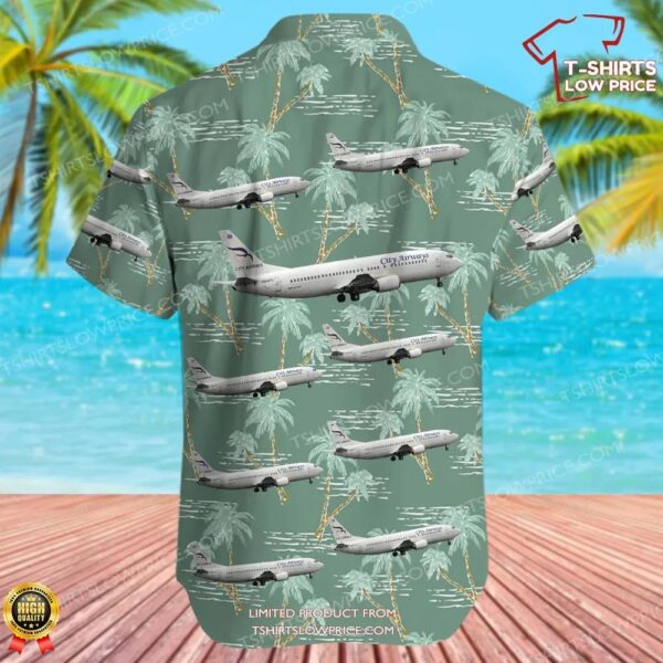 Boeing 737-4Q3 City Airways Hawaiian Shirt
