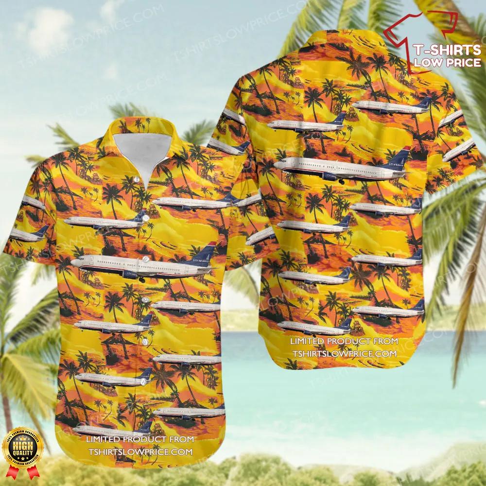 Boeing 737-401 City Airways Hawaiian Shirt Boeing 737 401 City Airways Hawaiian Shirt 1
