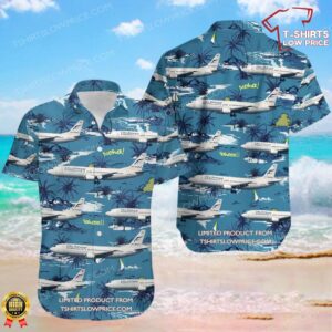Boeing 737-430 City Airways Hawaiian Shirt Boeing 737-430 City Airways Hawaiian Shirt