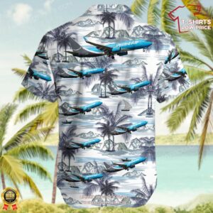 Boeing 737 86NSF Amazon Prime Air ASL Airlines Hawaiian Shirt 3