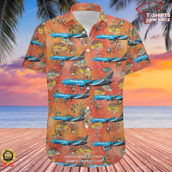 Boeing 737-8AS(SF) Amazon Prime Air (ASL Airlines) Hawaiian Shirt