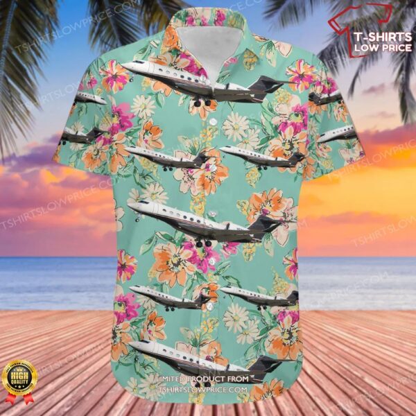 Gulfstream G650ER Flexjet Hawaiian Shirt