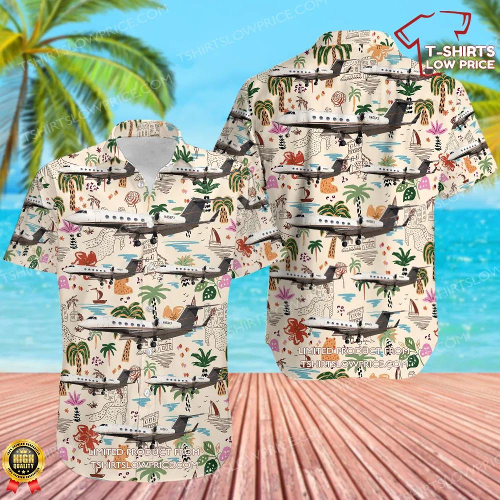 Gulfstream G450 Flexjet Hawaiian Shirt Gulfstream G450 Flexjet Hawaiian Shirt 1