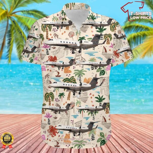 Gulfstream G450 Flexjet Hawaiian Shirt