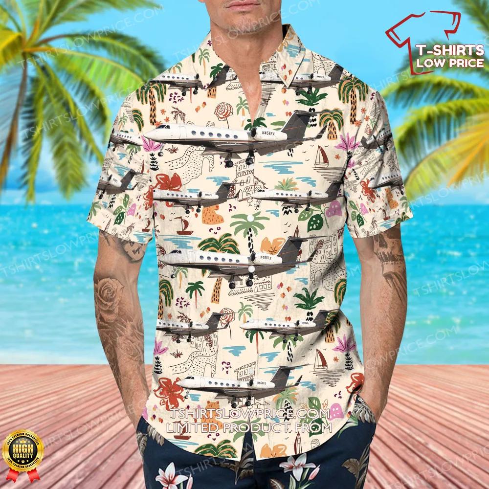 Gulfstream G450 Flexjet Hawaiian Shirt 4 Gulfstream G450 Flexjet Hawaiian Shirt 4