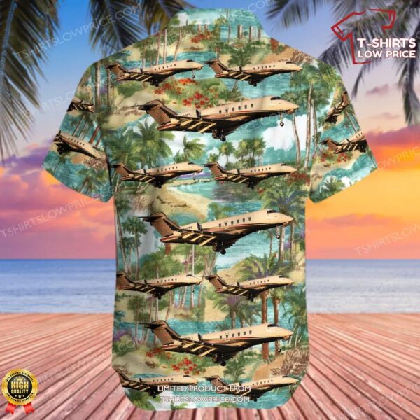 Bombardier BD-100-1A10 Challenger 350 Flexjet Hawaiian Shirt