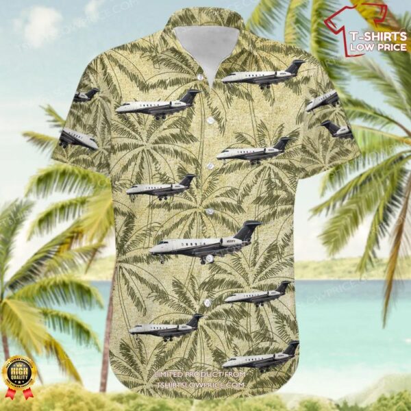 Bombardier BD-100-1A10 Challenger 300 Flexjet Hawaiian Shirt