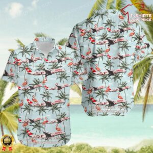 Airbus A350-941 Swiss Hawaiian Shirt Airbus A350-941 Swiss Hawaiian Shirt