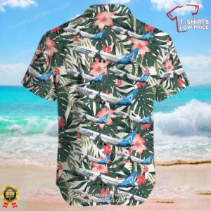 Boeing 737 8 MAX AJet Hawaiian Shirt 3