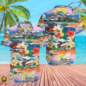 Boeing 737-8F2 AJet Hawaiian Shirt