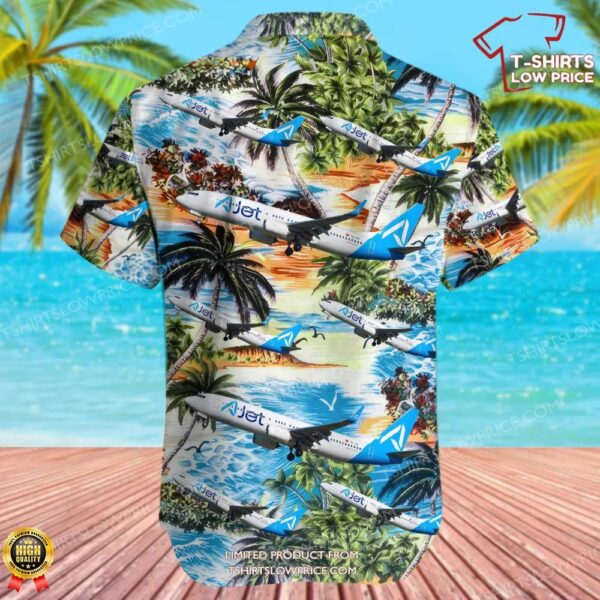 Boeing 737-8KV AJet Hawaiian Shirt Boeing 737-8KV AJet Hawaiian Shirt