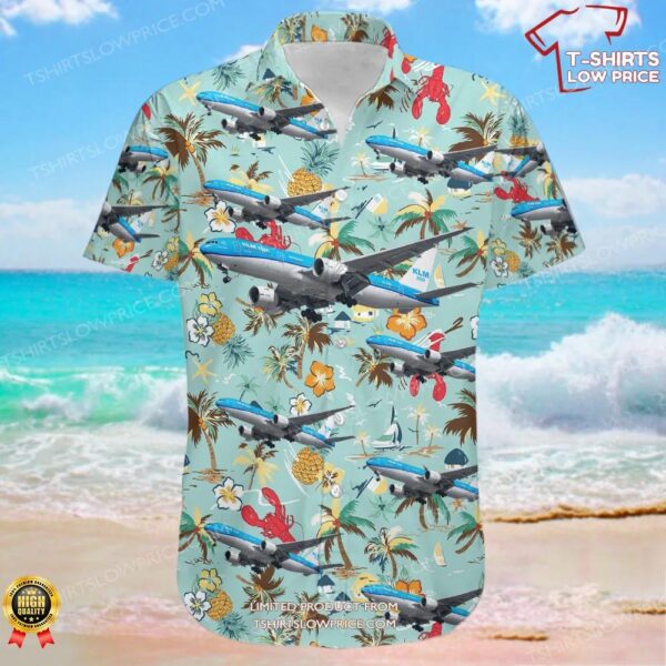 Boeing 777-206(ER) KLM Asia Hawaiian Shirt Boeing 777-206(ER) KLM Asia Hawaiian Shirt