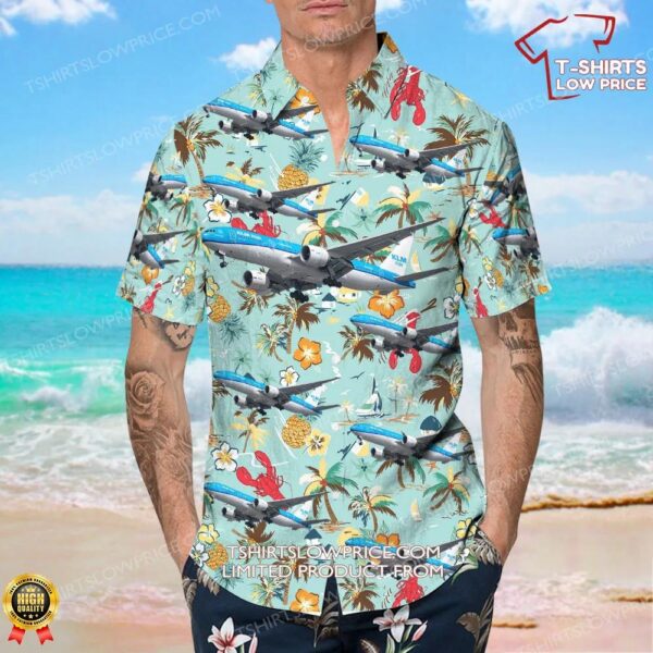 Boeing 777-206(ER) KLM Asia Hawaiian Shirt Boeing 777-206(ER) KLM Asia Hawaiian Shirt