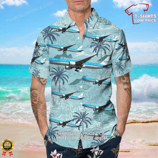 Boeing 777-306ER KLM Asia Hawaiian Shirt Boeing 777-306ER KLM Asia Hawaiian Shirt
