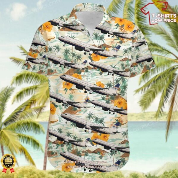Airbus A321-231 Privilege Style Hawaiian Shirt Airbus A321-231 Privilege Style Hawaiian Shirt
