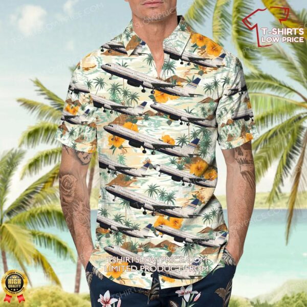 Airbus A321-231 Privilege Style Hawaiian Shirt Airbus A321-231 Privilege Style Hawaiian Shirt