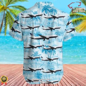 Boeing 777 219ER Privilege Style Hawaiian Shirt 3