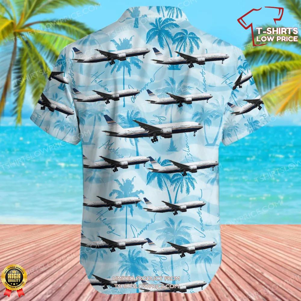 Boeing 777 219ER Privilege Style Hawaiian Shirt 3 Boeing 777 219ER Privilege Style Hawaiian Shirt 3
