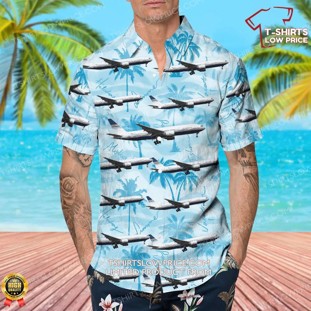 Boeing 777 219ER Privilege Style Hawaiian Shirt 4 Boeing 777 219ER Privilege Style Hawaiian Shirt 4
