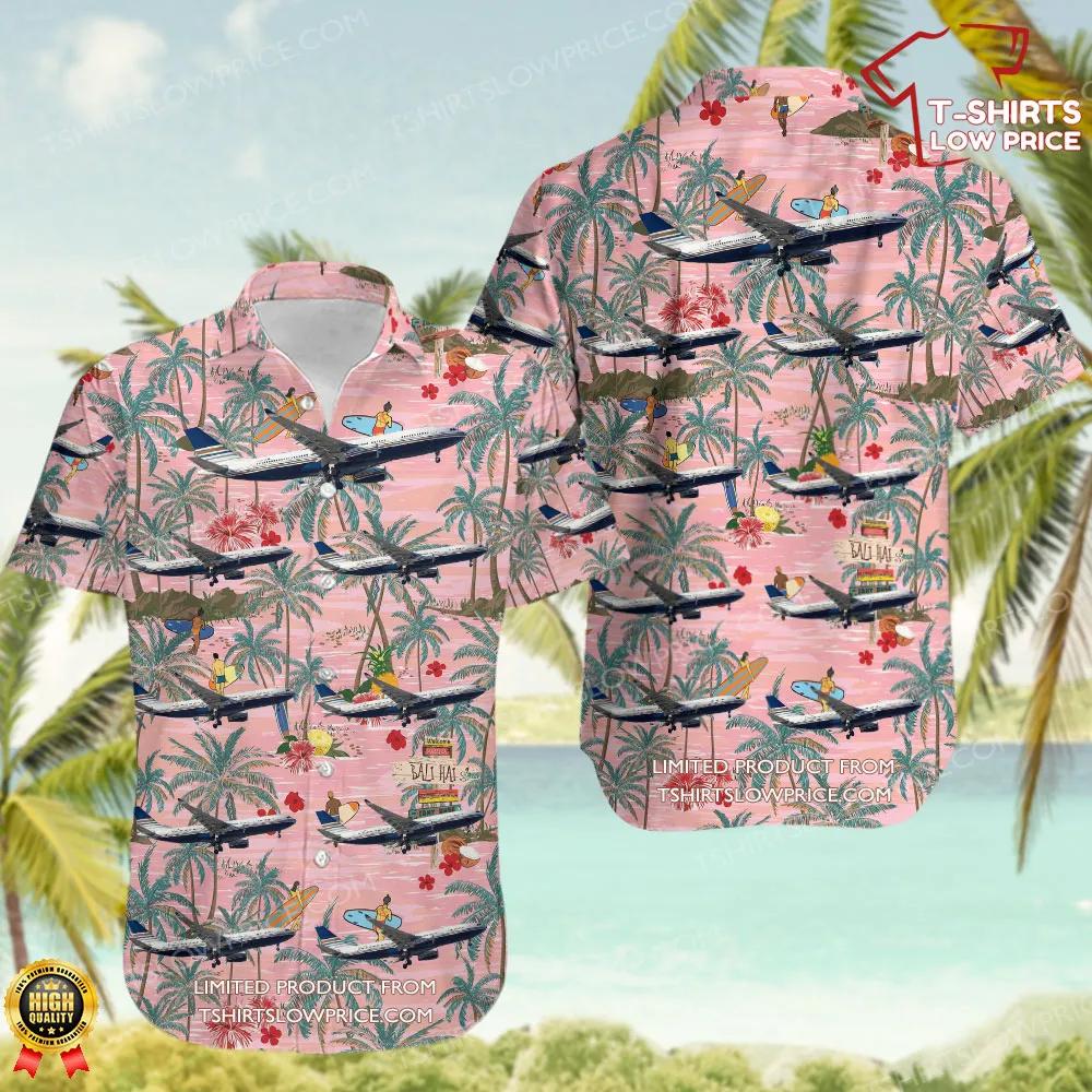Airbus A330-243 Privilege Style Hawaiian Shirt Airbus A330 243 Privilege Style Hawaiian Shirt 1