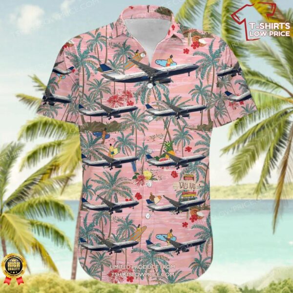 Airbus A330-243 Privilege Style Hawaiian Shirt Airbus A330-243 Privilege Style Hawaiian Shirt
