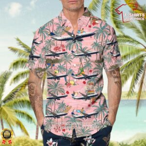 Airbus A330 243 Privilege Style Hawaiian Shirt 4