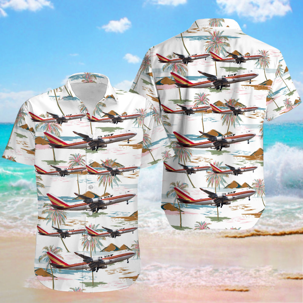 Boeing 747-481F(SCD) Kalitta Air Hawaiian Shirt 0 1