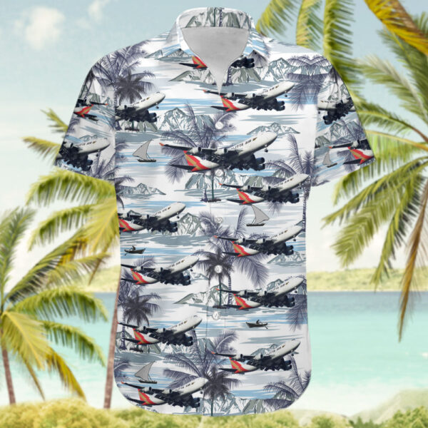 Boeing 747-4HQERF Kalitta Air Hawaiian Shirt Boeing 747-4HQERF Kalitta Air Hawaiian Shirt