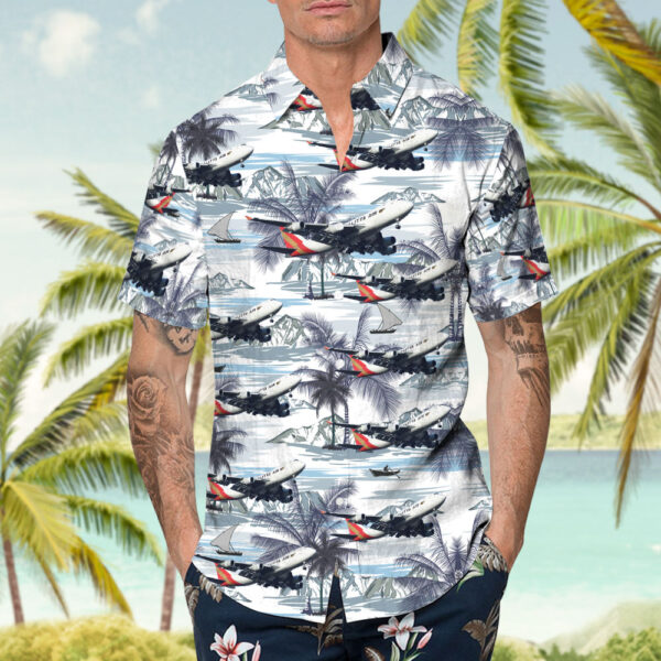 Boeing 747-4HQERF Kalitta Air Hawaiian Shirt Boeing 747-4HQERF Kalitta Air Hawaiian Shirt