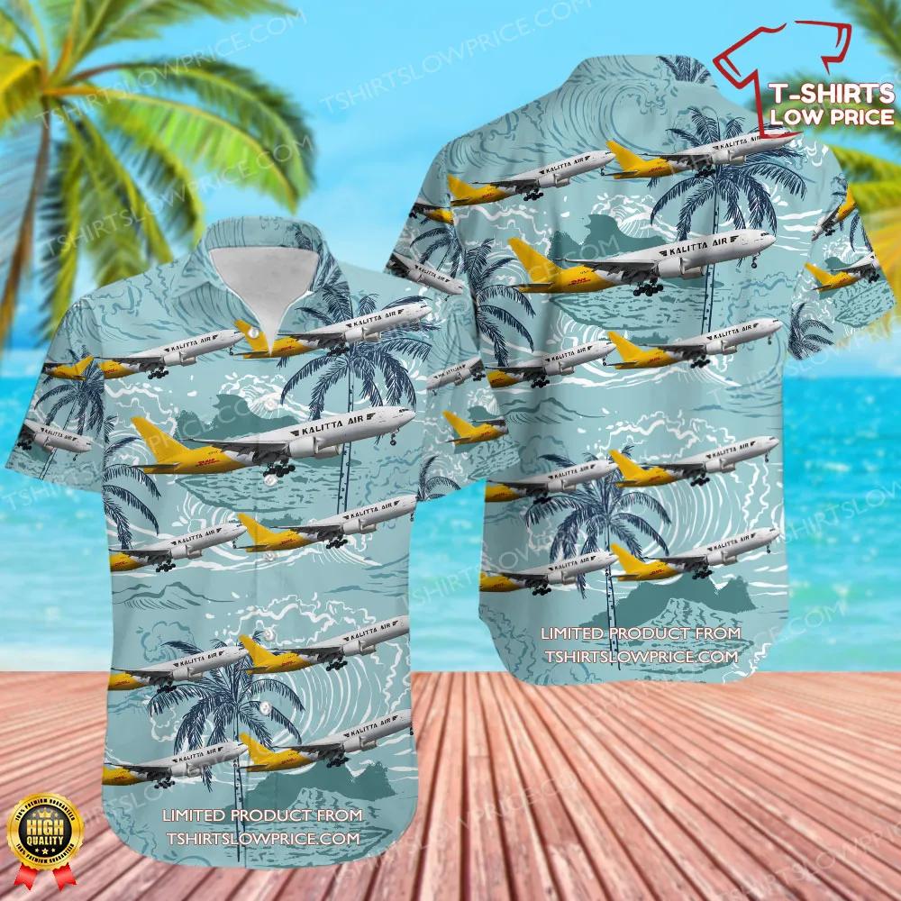 Boeing 777-F1H Kalitta Air Hawaiian Shirt Boeing 777 F1H Kalitta Air Hawaiian Shirt 1
