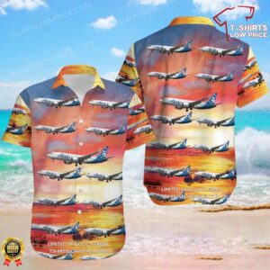 Boeing 737-8 MAX Alaska Airlines Hawaiian Shirt