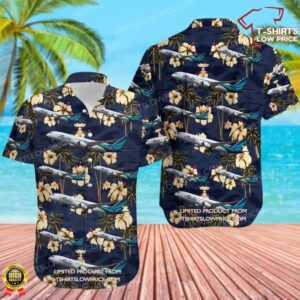 Boeing 787-9 Dreamliner Alaska Airlines Hawaiian Shirt