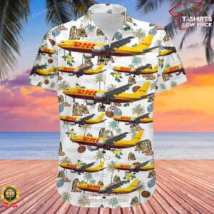 Airbus A300B4-622R(F) DHL (European Air Transport) Hawaiian Shirt