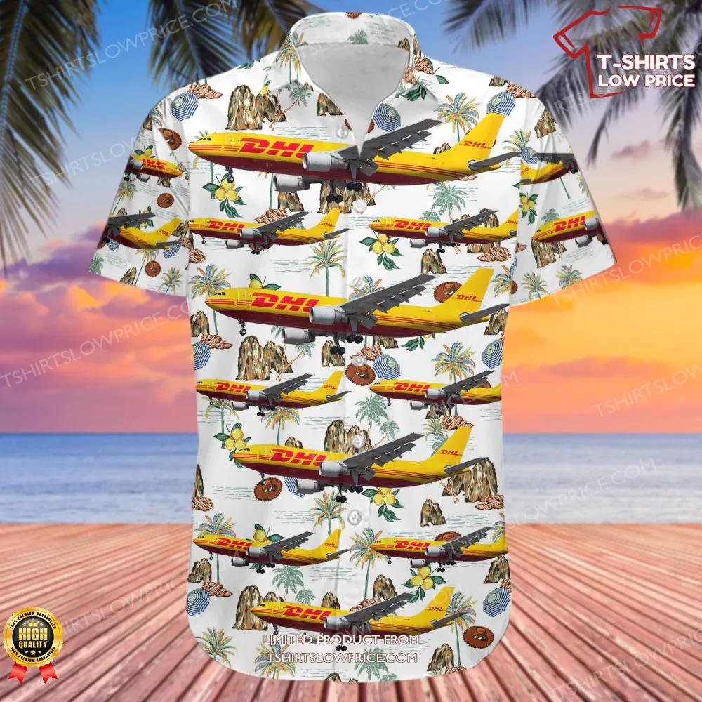 Airbus A300B4 622RF DHL European Air Transport Hawaiian Shirt 2 Airbus A300B4 622RF DHL European Air Transport Hawaiian Shirt 2