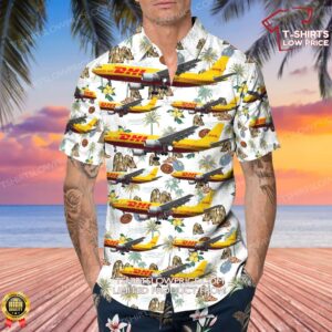 Airbus A300B4 622RF DHL European Air Transport Hawaiian Shirt 4