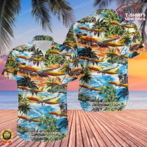 Airbus A330-343P2F DHL (European Air Transport) Hawaiian Shirt Airbus A330-343P2F DHL (European Air Transport) Hawaiian Shirt
