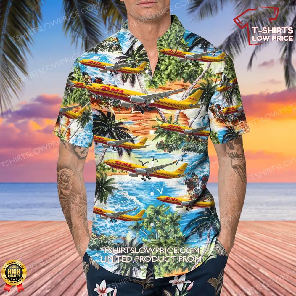Airbus A330 343P2F DHL European Air Transport Hawaiian Shirt 4 Airbus A330 343P2F DHL European Air Transport Hawaiian Shirt 4
