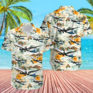Boeing 787-9 Dreamliner WestJet Airlines Hawaiian Shirt