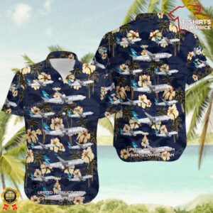 Boeing 737-7CT WestJet Airlines Hawaiian Shirt