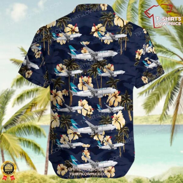 Boeing 737-7CT WestJet Airlines Hawaiian Shirt
