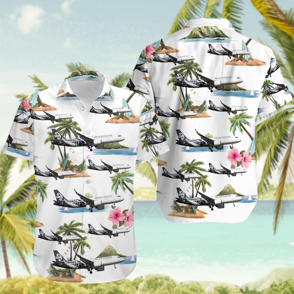 Airbus A320-271N Air New Zealand Hawaiian Shirt 0 6