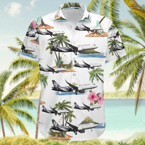 Airbus A320-271N Air New Zealand Hawaiian Shirt Airbus A320-271N Air New Zealand Hawaiian Shirt
