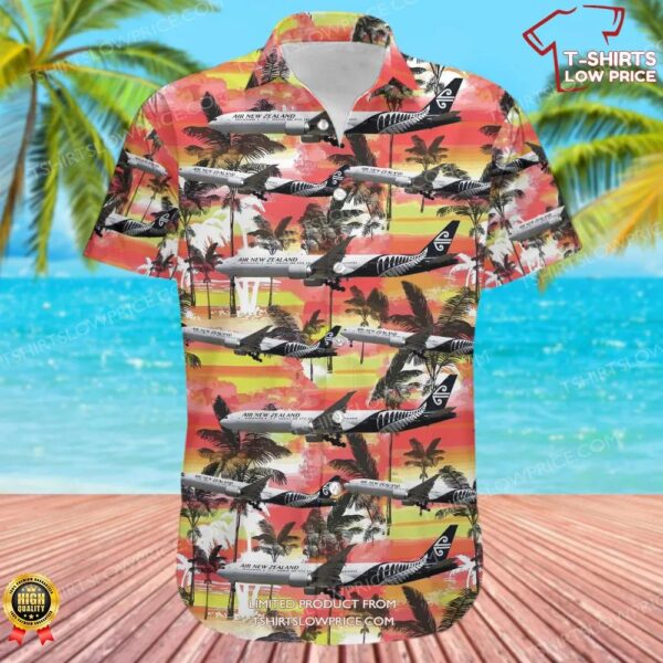Boeing 777-319ER Air New Zealand Hawaiian Shirt Boeing 777-319ER Air New Zealand Hawaiian Shirt
