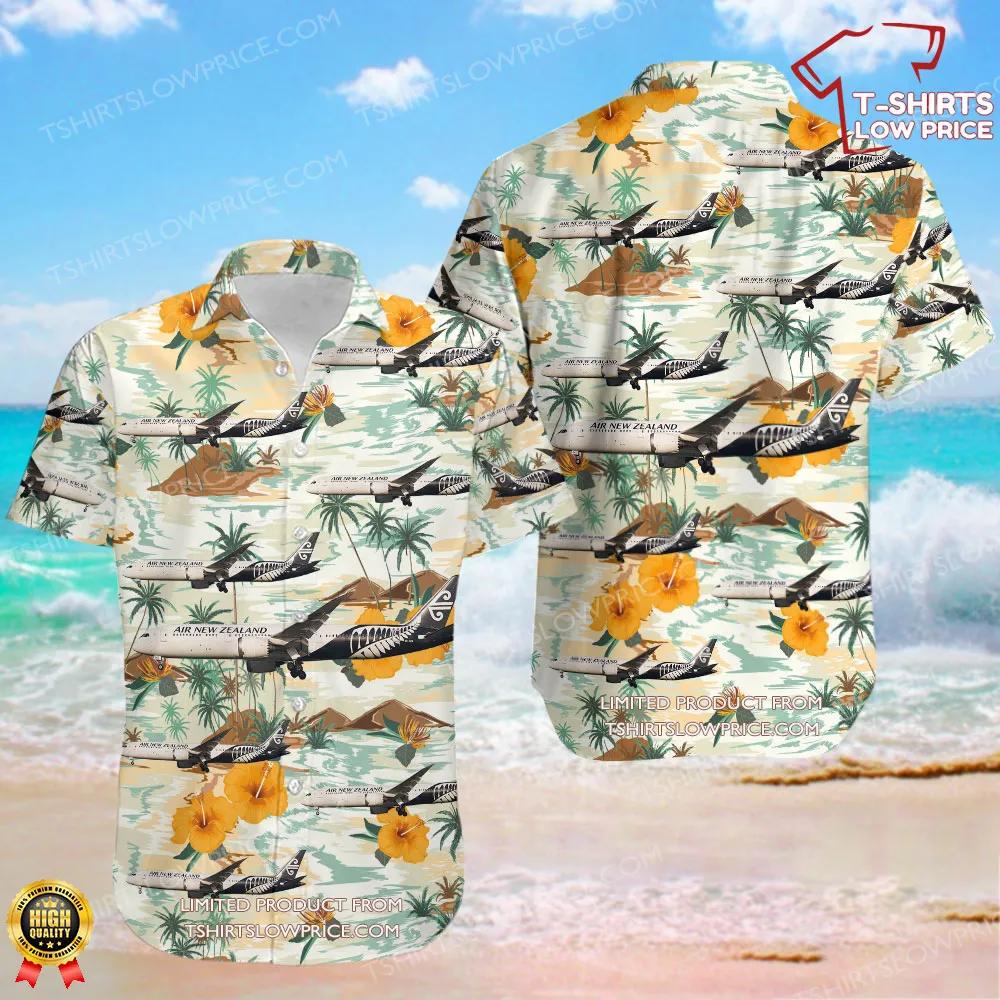 Boeing 787-9 Dreamliner Air New Zealand Hawaiian Shirt Boeing 787 9 Dreamliner Air New Zealand Hawaiian Shirt 1