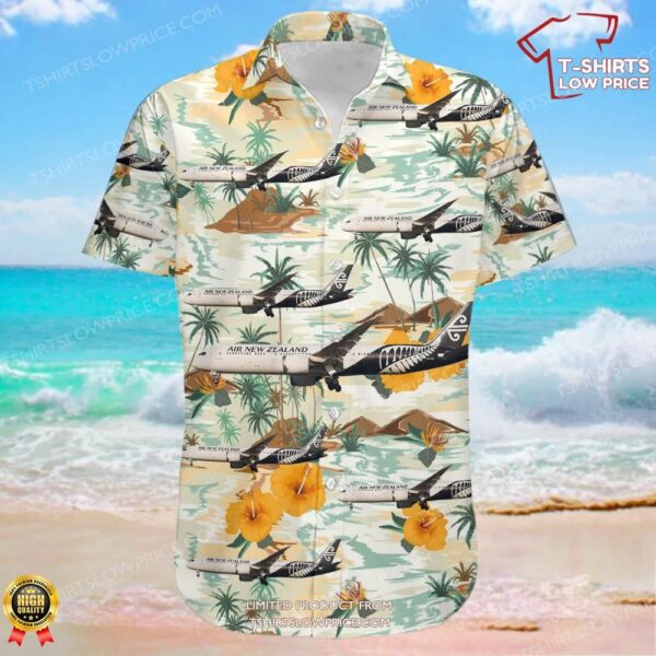 Boeing 787-9 Dreamliner Air New Zealand Hawaiian Shirt Boeing 787-9 Dreamliner Air New Zealand Hawaiian Shirt