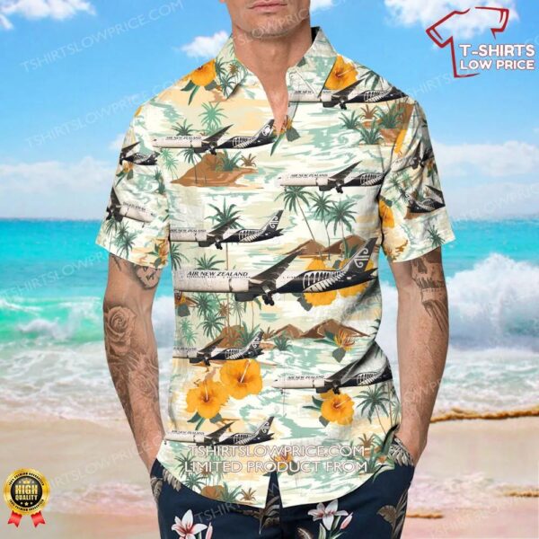 Boeing 787-9 Dreamliner Air New Zealand Hawaiian Shirt Boeing 787-9 Dreamliner Air New Zealand Hawaiian Shirt