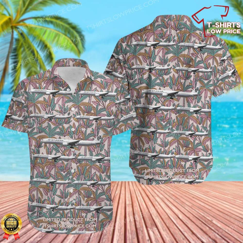 Boeing 777-367ER Air New Zealand Hawaiian Shirt Boeing 777 367ER Air New Zealand Hawaiian Shirt 1