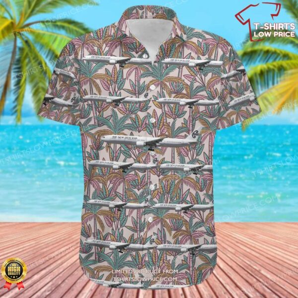Boeing 777-367ER Air New Zealand Hawaiian Shirt Boeing 777-367ER Air New Zealand Hawaiian Shirt