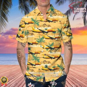 Boeing 767 3JHFER DHL Air Hawaiian Shirt 4